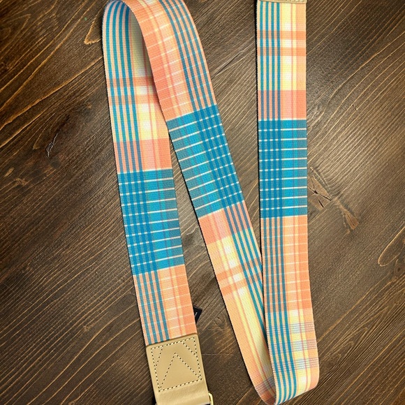 Vineyard Vines Punch Plaid D-Ring Belt Size: L NWOT - Picture 6 of 8